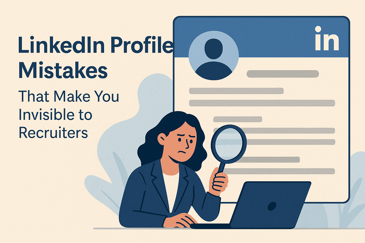 LinkedIn Profile Mistakes That Make You Invisible to Recruiters