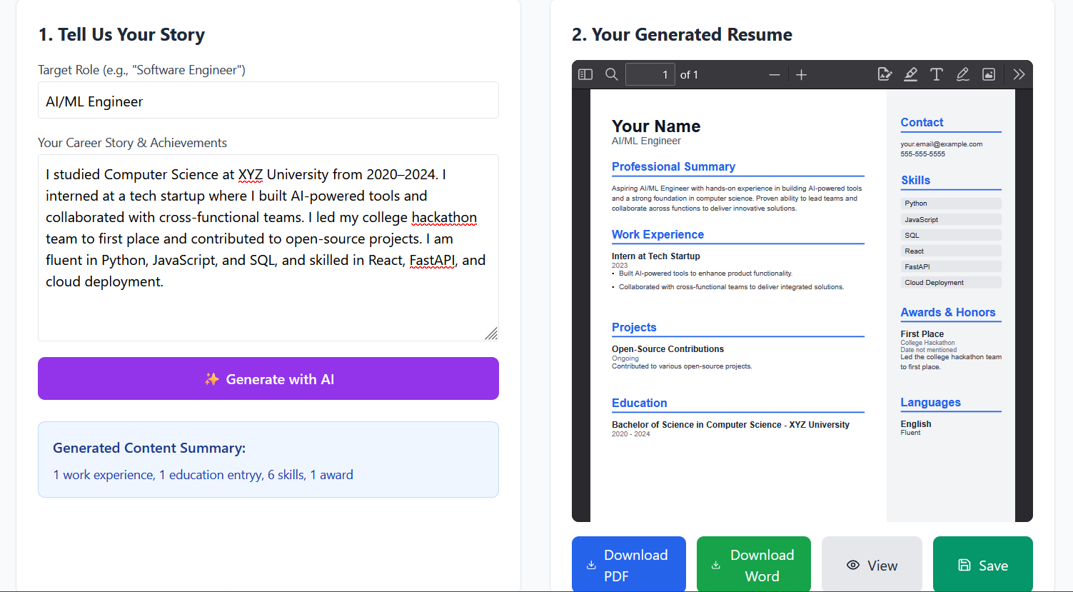 From Stories to Success: How AI Resume Builder Transforms Your Career Narrative